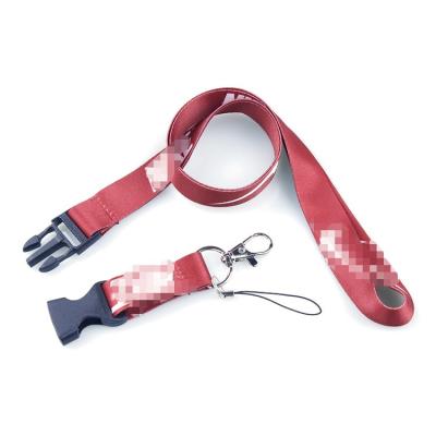 China Fashiontable Cheap Custom Design Your Own Polyester Lanyards Heat Transfer Printed Lanyard for sale