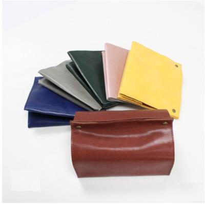 China 2021 Custom Minimalist PU Car Hotel Home Room Soft Leather Colorful Cloth Box for sale