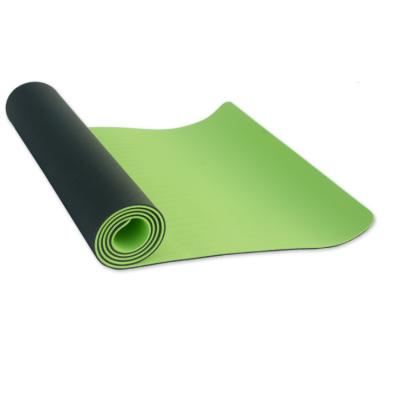 China Durable Washable Custom Engrave Colorful Tape Yoga Mat for sale