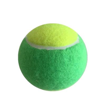 China Cheap Fitness Platform Green Dog Color Hard Tennis Ball For Dogs for sale