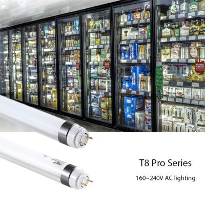 China IP20 waterproof high Voltage nature white T8 led refrigerator freezer tube light for sale