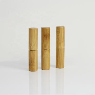 China Lipstick Cosmetic Tube with Logo Bamboo Lipstick Case Custom Made for sale