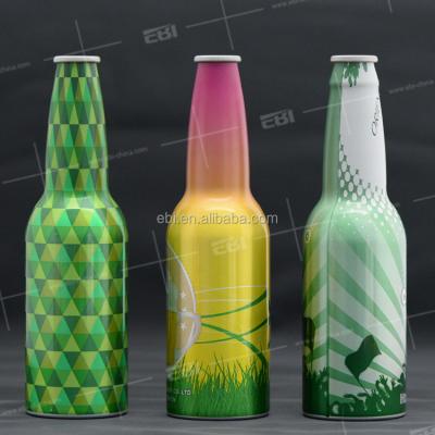 China Eco - Friendly And Recyclable Beer Bottle Holder 12oz Clear Material Aluminum Beer Bottles Price for sale