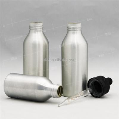 China New Design Popular Unique 1oz Eye Dropper Bottle Aluminum Screw Bottle for sale