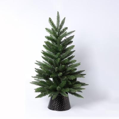 China Co-Arts Eco-Friendly 36 Inch Mini Potted Christmas Tree Pre Table Bed Led Light Christmas Tree for sale