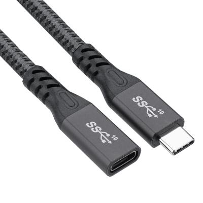 Китай COMPUTER ULT-Unite 10 Gbps USB C Extension Cable 0.3m USB 3.1 Type C Male To Female Extension Cable продается