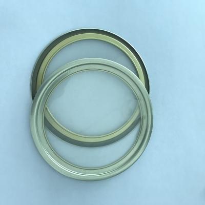 China Non-refillable round peel off ends with transparent membrane for sale