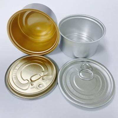 China Metal Aluminum Two Piece Cans For Dried Cake Nuts Candy Food Food Grade 209# D46 X H37 for sale