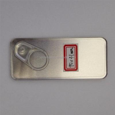 China Non Flip Rectangle Aluminum Can Lid EOE” for sale