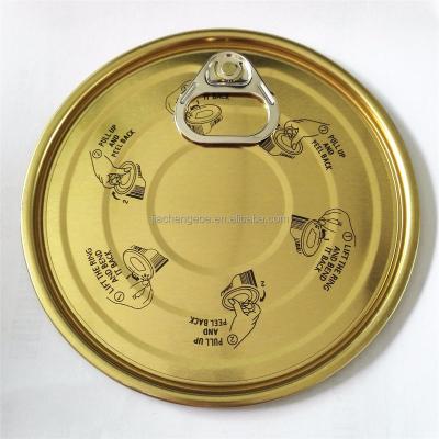 China Non reverse tinplate 153mm (eoe) can lid for sale