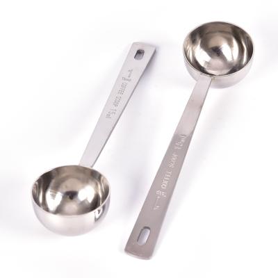 China Sustainable Coffee Scoop 1/2 Tablespoon Stainless Steel Dosers For Coffee Tea Sugar for sale