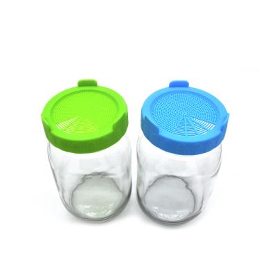 China Non Spill Shuoxin Kitchen And Garden Use Germination Seed Plants 86mm Germination Lids For Wide Mouth Pot for sale