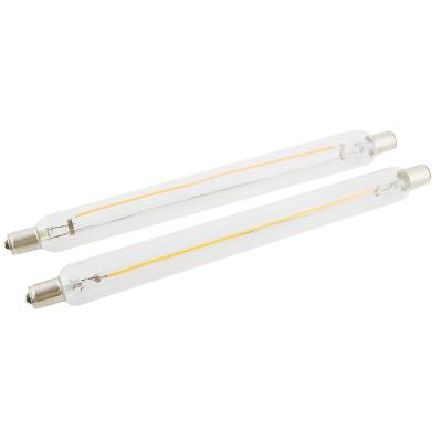 China Residential S15 Double Ended Led Filament Lamp Glass Tube Lights Led Tube Light Strip Lamp T25-284mm T39-309mm for sale