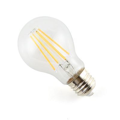 China DoubleGoodCo 2w 4w 6w 8w a60 Filament Lamp Glass Cover A19 Led Dimmable Residential Vintage Led Edison Lamp Holiday Lighting Decoration Bulb for sale