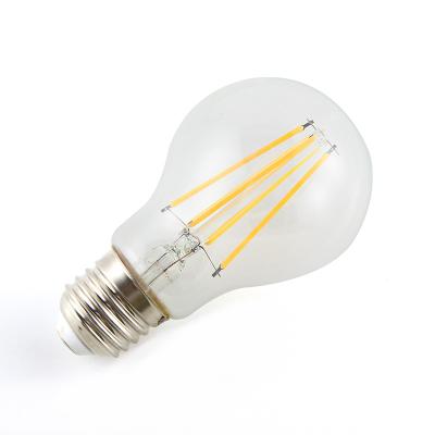 China DGC Residential Edison Bulb a60 a19 decoration lamp led filament lamp 2w 4w 6w 8w filament light for decoration indoor outdoor lighting for sale