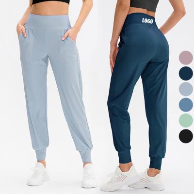 China Wholesale QUICK DRY Wholesale Ladies Fitness Sports Workout Joggers Women Running Outdoor Pants for sale