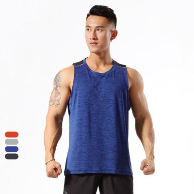 China Masculine Men Seamless Sleeveless QUICK DRY QUICK DRY Fitness Bodybuilding Muscle Shirts Gym Tank Tops for sale