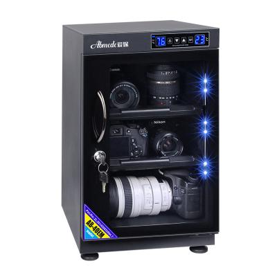 China Low Cost 40L High Efficiency LCD Humidity Display Storage Camera Electric Accessories Dehumidifier Dry Cabinet for sale