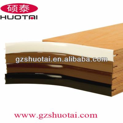 China PVC T profile, PVC T edge strip, PVC T dark edge strip for sale