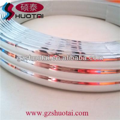 China It can match well with silver board color PVC dark edging strip for sale