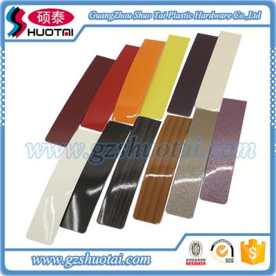 China It can match well with PVC board various color and size of dark edging high gloss tape for UV board for sale