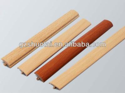 China PVC T-Mold, PVC Edge Strip, PVC T Edge T-Mold System for sale