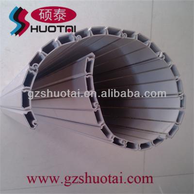 China Using in vertical cabinet PVC roller shutter, filing cabinet roller shutter, roller shutter doors for sale