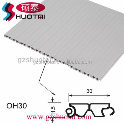 China For Furniture Cabinet Door PVC Roller Shutter For Furniture Cabinet (OH30 System) for sale