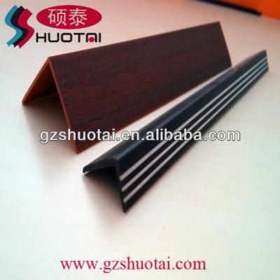 China Wall Grain Color Decorative Furniture Solid Wood Corner Protectors for sale