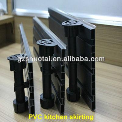 China PVC skirting board, PVC kitchen plinth, PVC skirting board M100 for sale