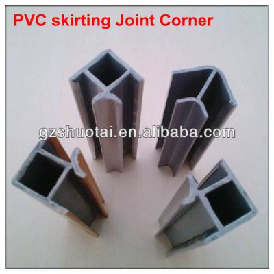 China PVC skirting board corner, 90 degree corner, plinth corner joint 90 degree corner for sale