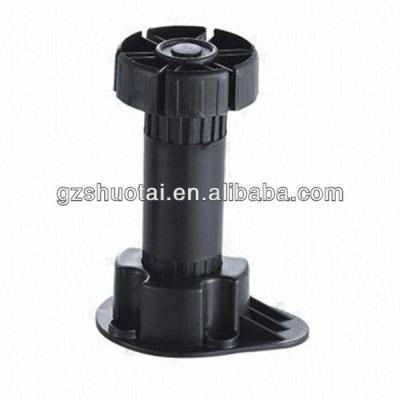 China Plastic Skirting Adjustable Cabinet Legs , PP Adjustable Foot For Cabinet for sale