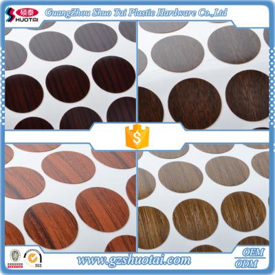 China PVC Material Adhesive Furniture Screw Cover Stickers Screw Cover for sale