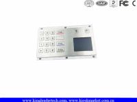 China Teclado numérico impermeable del metal con 16 llaves rasantes y el panel táctil óptico en venta