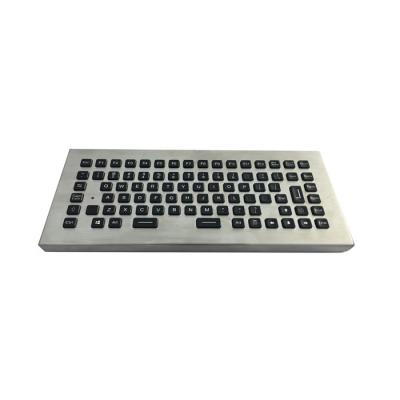 China Rugged Waterproof Desktop Backlit Industrial Computer Keyboard with Enhanced Cable for sale