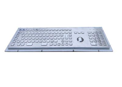 China Platten-Berg-Tastatur FCC 20mA PS2 bürstete Edelstahl mit Zahl-Schlüsseln zu verkaufen