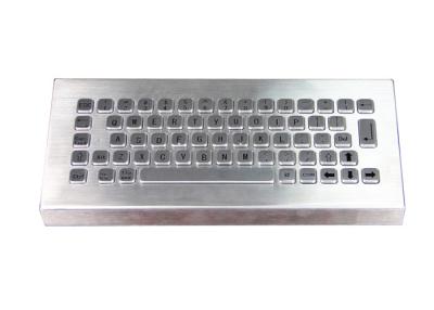 China Teclado de escritorio industrial de acero 20mA de la prenda impermeable para el puesto de trabajo en venta