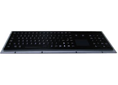 China Liquid Proof Industrial Touchpad Keyboard 20mA IP65 Electrophoretic Black for sale