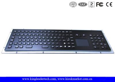 China Teclado industrial de aço inoxidável com Líquido-Prova do Touchpad IP65 com 103 chaves à venda