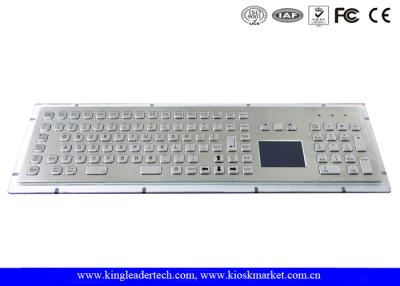 China Teclado industrial del metal rugoso del quiosco IP65 con el telclado numérico de las llaves y del número de funcionamiento del panel táctil en venta