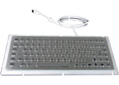 China Teclado de acero inoxidable industrial rugoso del soporte del panel con 12 llaves de funcionamiento en venta