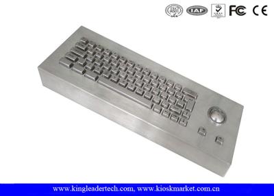 China 63 mechanische Schlüssel-Metallstaubdichte Tastatur-industrieller Desktop zu verkaufen