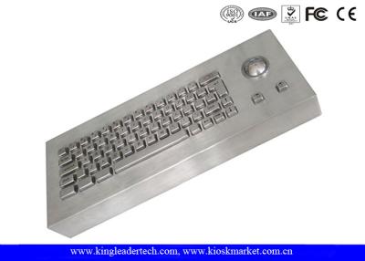 China 63 Schlüssel-industrieller staubdichter Tastatur-Desktop mit Rollkugel des Edelstahl-304 zu verkaufen