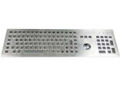 China Teclado de Front Mounted Industrial Stainless Steel con la bola del tacto del ratón en venta