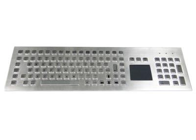 Cina Tastiera del metallo di Front Side Mounted Rugged Industrial con Trackpad in vendita