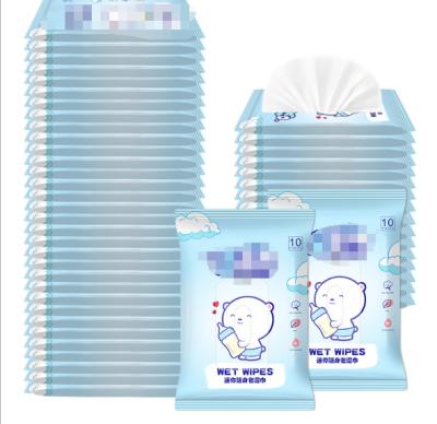 China Single Cleaning Hot Sale Packed 75% Wet Cleaning Cloths for sale