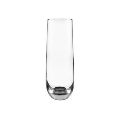 China Champagne Flute Glass, Stemless Champagne Glasses, Recyclable Champagne Glass Cup 9oz for sale