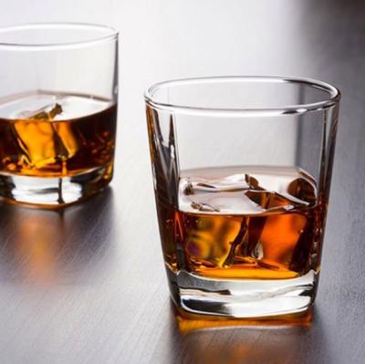 China New classic/postmodern square glass tumbler, old fashion whiskey glass, drinking glass, tableware, glassware for sale