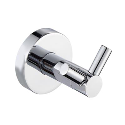 China Modern Hotel Bathroom Stainless Steel Robe Hooks Wall Mounted Cloth Hook for sale