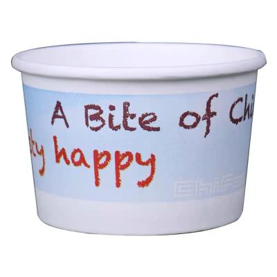 China 16oz Disposable Disposable Ice Cream Cup Paper Wholesale Customized for sale